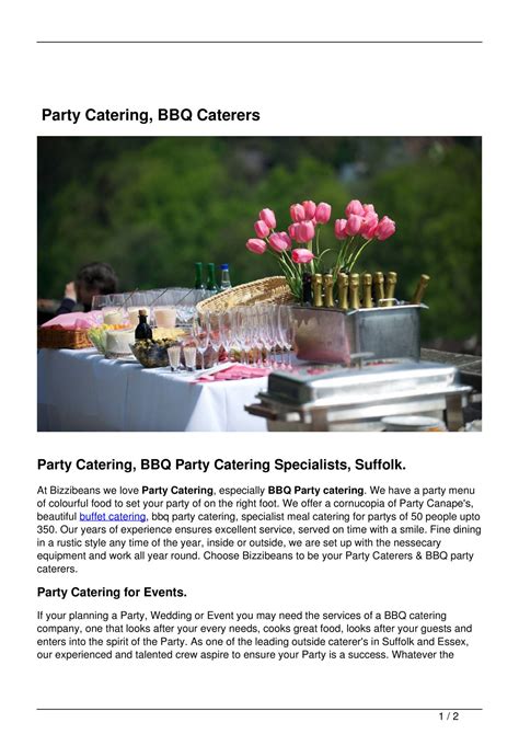 party caterers collingswood com
